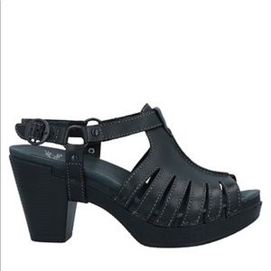 Dansko Black Sandal